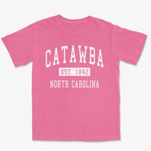 Catawba North Carolina Classic Established Premium Heavyweight T-shirt