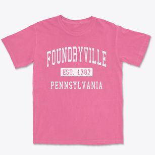 Foundryville Pennsylvania Classic Established Premium Heavyweight T-shirt