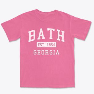 Bath Georgia Classic Established Premium Heavyweight T-shirt