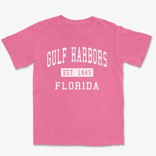Gulf Harbors Florida Classic Established Premium Heavyweight T-shirt