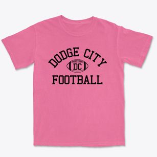 Dodge City High School Classic Football Premium Heavyweight T-shirt