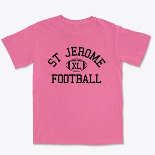 St Jerome Parish Classic Football Premium Heavyweight T-shirt