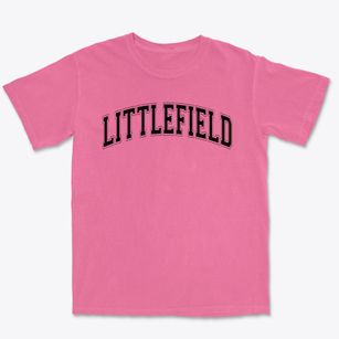 Littlefield Junior High School Varsity Arch Premium Heavyweight T-shirt