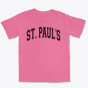 Saint Paul's Lutheran School Varsity Arch Premium Heavyweight T-shirt