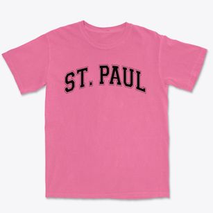 St Paul Parish Varsity Arch Premium Heavyweight T-shirt