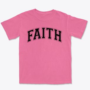 Faith Fellowship Academy Varsity Arch Premium Heavyweight T-shirt