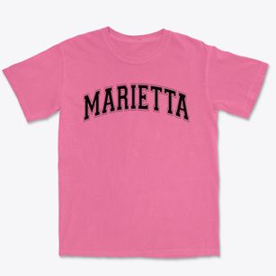 Marietta Sixth Grade Academy Varsity Arch Premium Heavyweight T-shirt