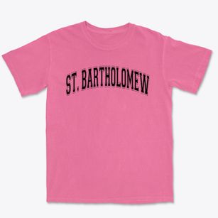 Saint Bartholomew Catholic School Varsity Arch Premium Heavyweight T-shirt