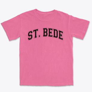 Saint Bede School Varsity Arch Premium Heavyweight T-shirt