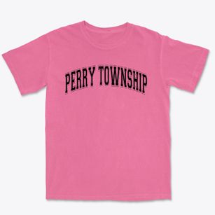 Perry Township Early Childhood Academy Varsity Arch Premium Heavyweight T-shirt