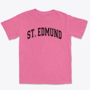 Saint Edmund School Varsity Arch Premium Heavyweight T-shirt