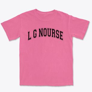 L G Nourse Elementary School Varsity Arch Premium Heavyweight T-shirt