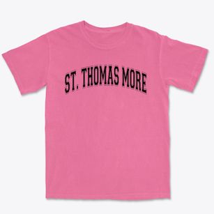 St Thomas More Parish Varsity Arch Premium Heavyweight T-shirt