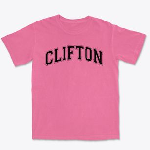 Clifton Elementary School 16 Varsity Arch Premium Heavyweight T-shirt