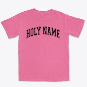 Holy Name School Varsity Arch Premium Heavyweight T-shirt