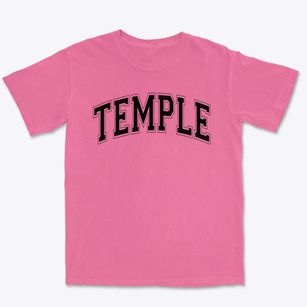 Temple Baptist School Varsity Arch Premium Heavyweight T-shirt