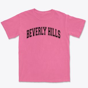 Beverly Hills Montessori School Varsity Arch Premium Heavyweight T-shirt