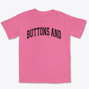 Buttons And Bows Day Care Varsity Arch Premium Heavyweight T-shirt