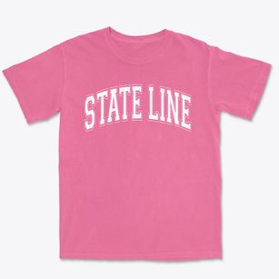 State Line Homeschool Rush Varsity Arch Premium Heavyweight T-shirt
