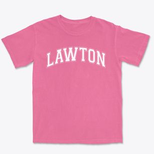 Lawton Alternative School Varsity Arch Premium Heavyweight T-shirt