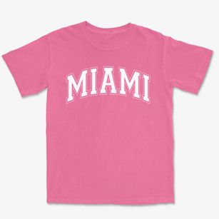 Miami Christian School Varsity Arch Premium Heavyweight T-shirt