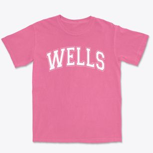 Wells Elementary School Varsity Arch Premium Heavyweight T-shirt