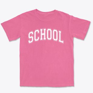 School Varsity Arch Premium Heavyweight T-shirt