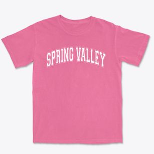 Spring Valley High School Varsity Arch Premium Heavyweight T-shirt