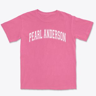 Pearl Anderson Middle Learning Center Varsity Arch Premium Heavyweight T-shirt