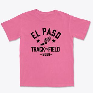 El Paso Leadership Academy East Track and Field Premium Heavyweight T-shirt