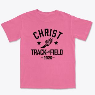 Christ Lutheran School Track and Field Premium Heavyweight T-shirt