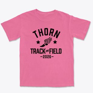 Thorn Elementary School Track and Field Premium Heavyweight T-shirt