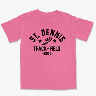 St Dennis Parish Track and Field Premium Heavyweight T-shirt