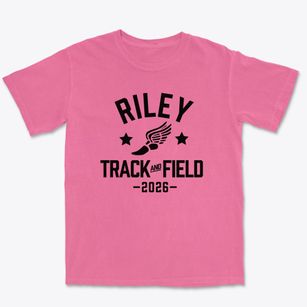 Riley Elementary School Track and Field Premium Heavyweight T-shirt