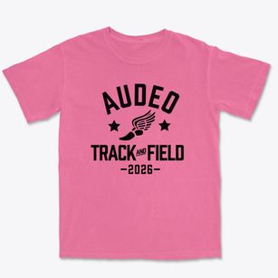 Audeo Charter School Track and Field Premium Heavyweight T-shirt