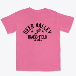 Deer Valley High School Track and Field Premium Heavyweight T-shirt