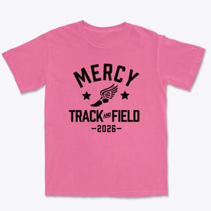 Mercy High School Track and Field Premium Heavyweight T-shirt