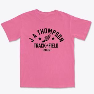 J A Thompson Elementary School Track and Field Premium Heavyweight T-shirt