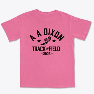 A A Dixon Elementary School Track and Field Premium Heavyweight T-shirt