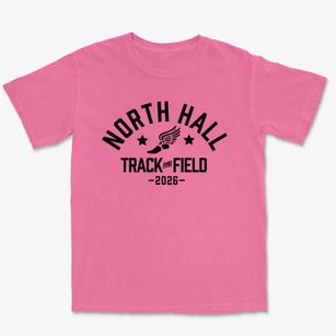 North Hall High School Track and Field Premium Heavyweight T-shirt