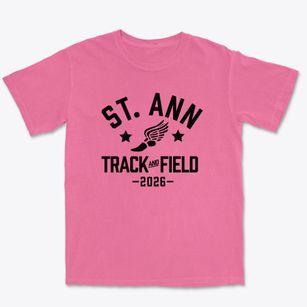 Saint Ann School Track and Field Premium Heavyweight T-shirt