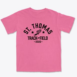 Saint Thomas The Apostle School Track and Field Premium Heavyweight T-shirt