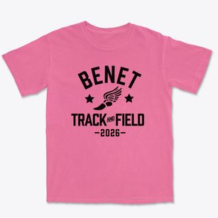 Benet Academy Track and Field Premium Heavyweight T-shirt