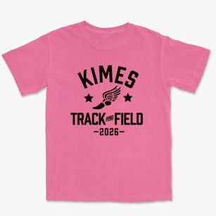 Kimes Elementary School Track and Field Premium Heavyweight T-shirt
