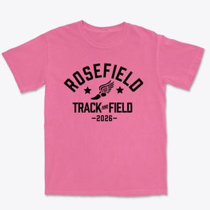 Rosefield Elementary School Track and Field Premium Heavyweight T-shirt