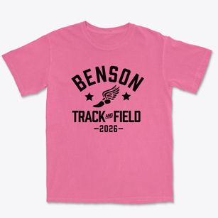 Benson Primary School Track and Field Premium Heavyweight T-shirt