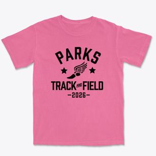 Parks Middle School Track and Field Premium Heavyweight T-shirt