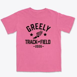 Greely High School Track and Field Premium Heavyweight T-shirt