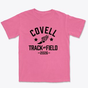 Covell Elementary School Track and Field Premium Heavyweight T-shirt