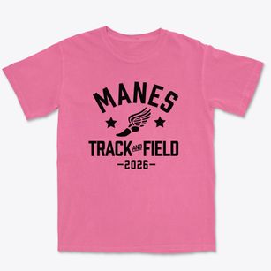 Manes Elementary School Track and Field Premium Heavyweight T-shirt